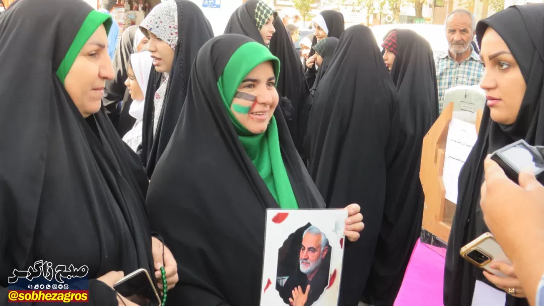 خروش کهگیلویه‌وبویراحمدی‌ها در حمایت از فلسطین