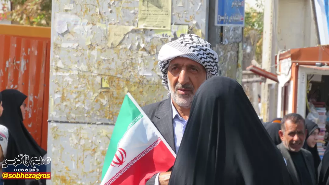 خروش کهگیلویه‌وبویراحمدی‌ها در حمایت از فلسطین