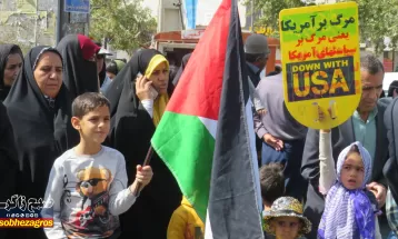 خروش کهگیلویهوبویراحمدیها در حمایت از فلسطین