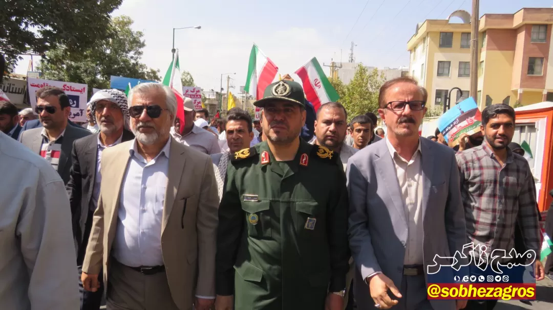 خروش کهگیلویه‌وبویراحمدی‌ها در حمایت از فلسطین