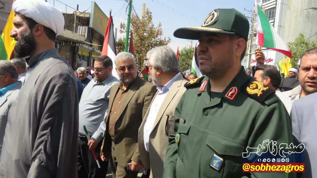 خروش کهگیلویه‌وبویراحمدی‌ها در حمایت از فلسطین