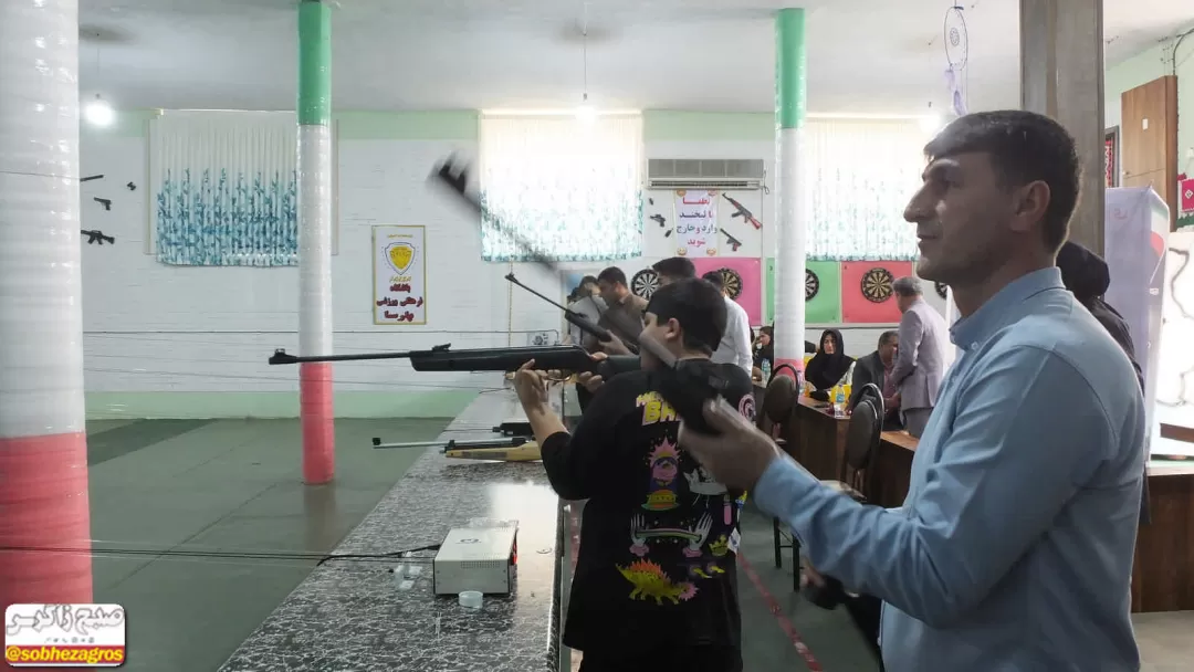 مسابقات جذاب تیراندازی در گچساران+ تصاویر