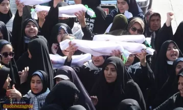 حضور پرشور گچسارانیها در راهپیمایی حمایت از غزه