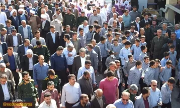 حضور پرشور گچسارانیها در راهپیمایی حمایت از غزه