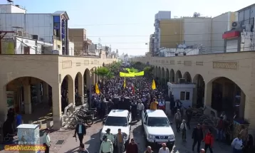 حضور پرشور گچسارانیها در راهپیمایی حمایت از غزه