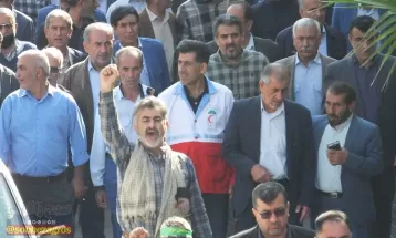 حضور پرشور گچسارانیها در راهپیمایی حمایت از غزه
