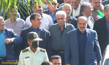 حضور پرشور گچسارانیها در راهپیمایی حمایت از غزه