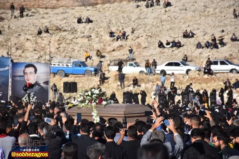 مراسم تشییع خواننده مطرح کهگیلویه و بویراحمدی