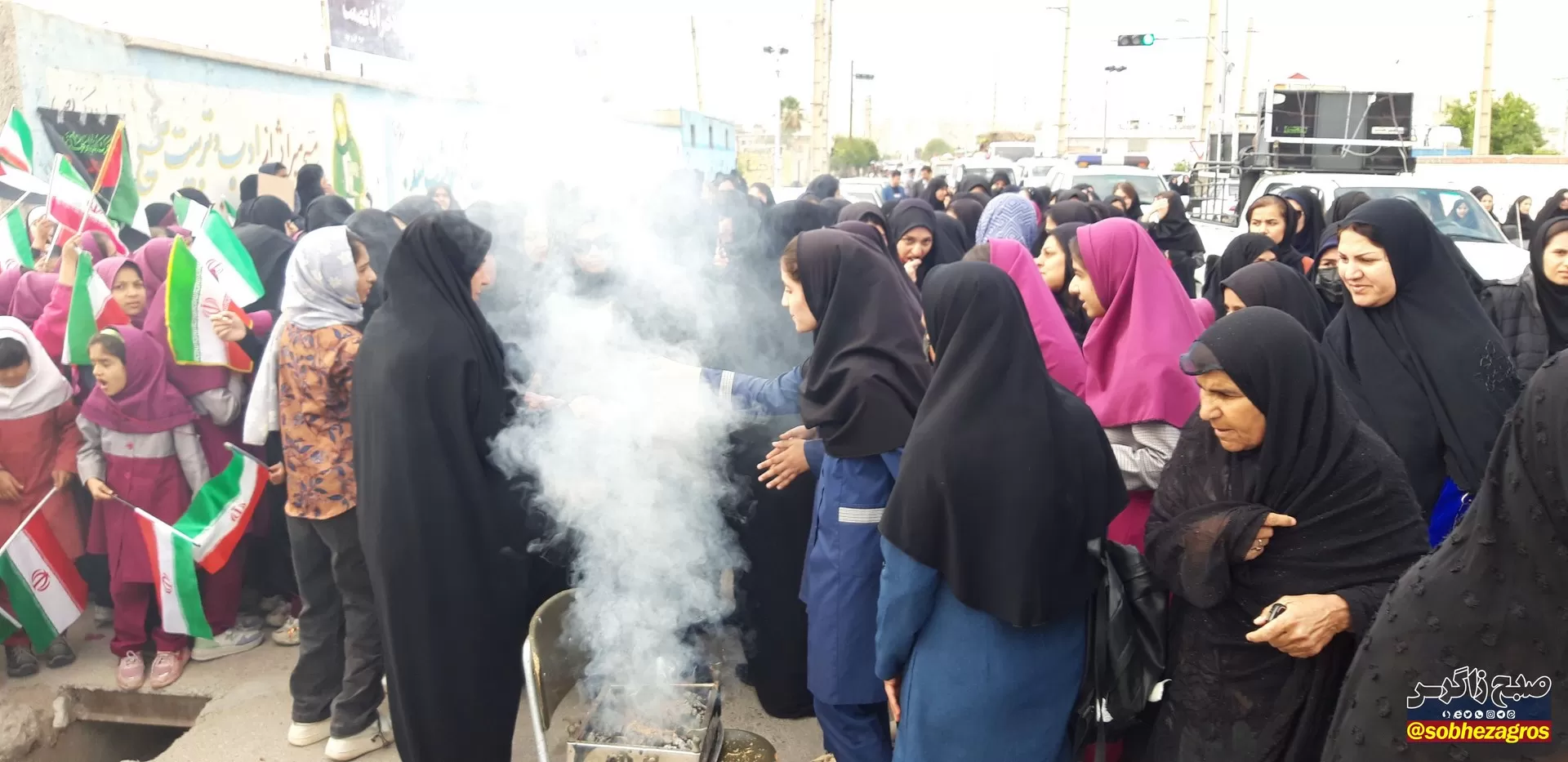 شمیم عطرشهیدان فضای شهرچرام را عطرآگین کرد