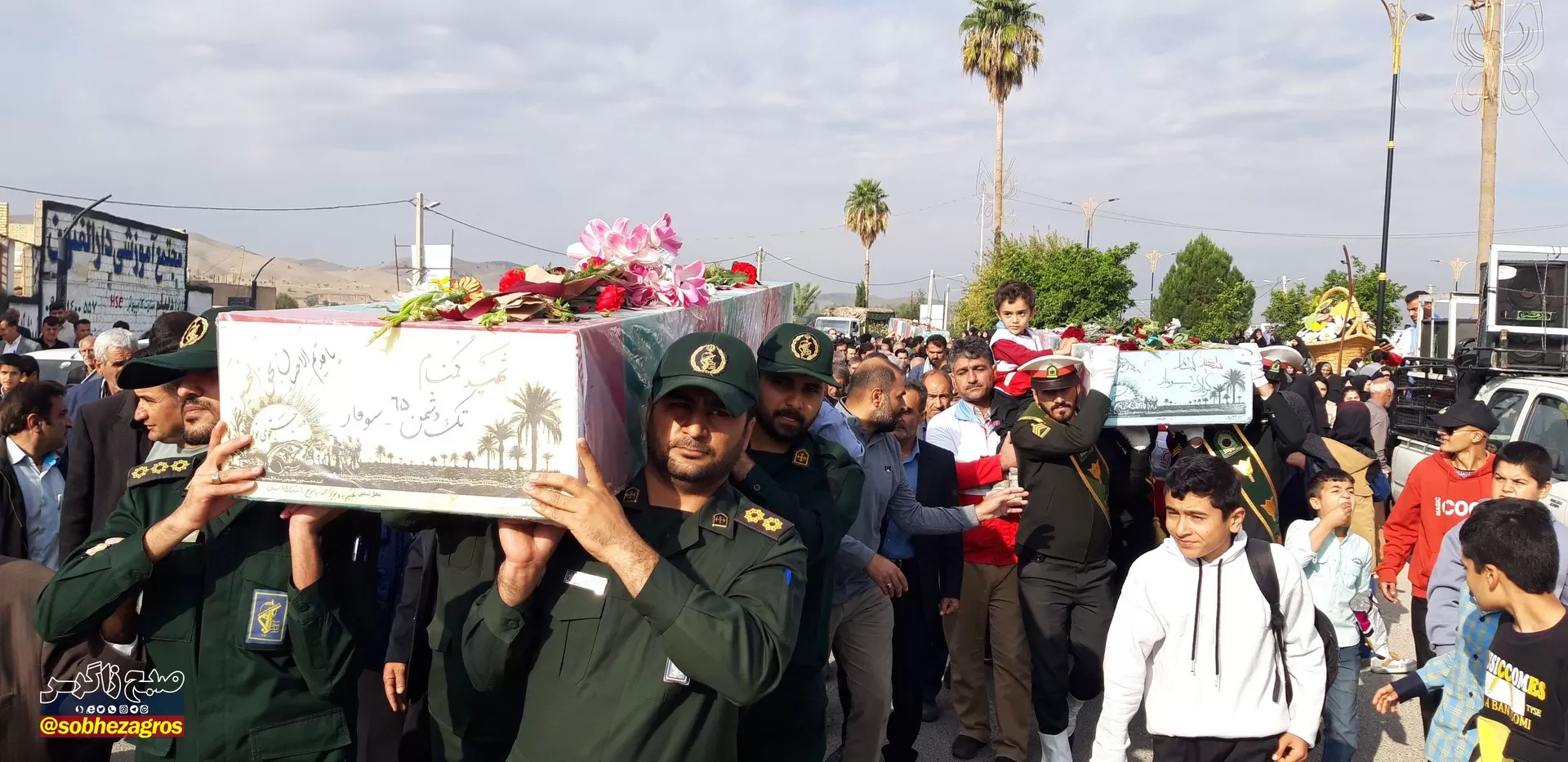 شمیم عطرشهیدان فضای شهرچرام را عطرآگین کرد