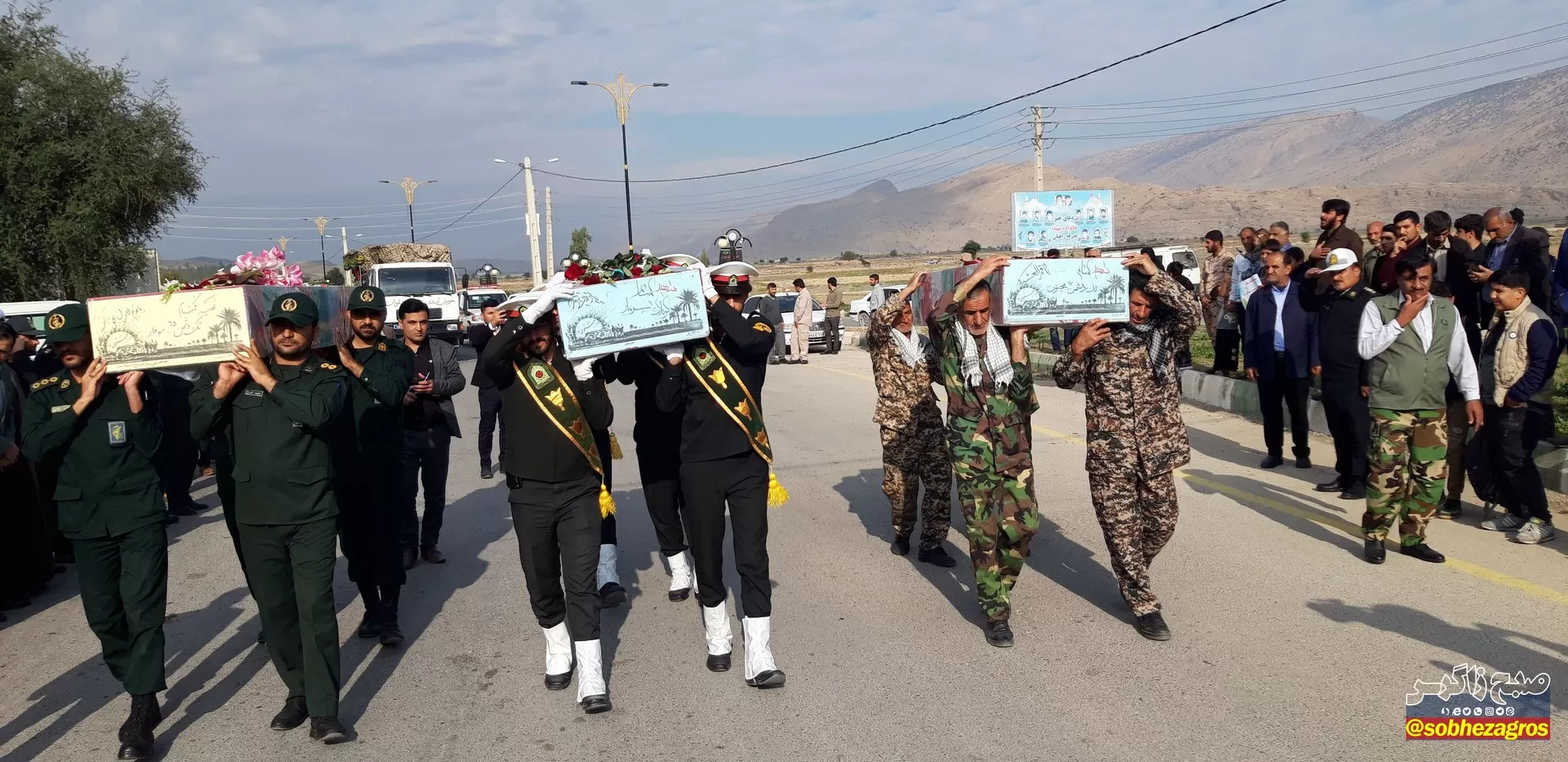 شمیم عطرشهیدان فضای شهرچرام را عطرآگین کرد