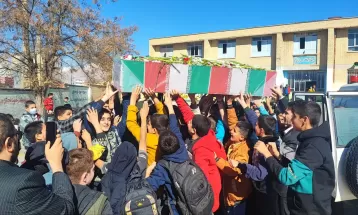 شهدایخوشنام مهمان دانشآموزان یاسوجی شدند+تصاویر