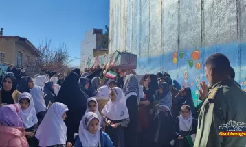 شهدایخوشنام مهمان دانشآموزان یاسوجی شدند+تصاویر