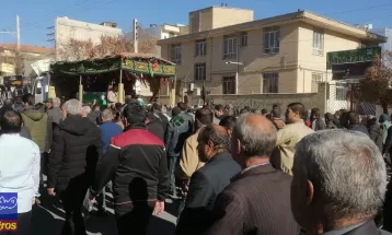 آئین حرمتاحرم با حضور دو شهیدگمنام در یاسوج
