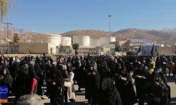 آئین حرمتاحرم با حضور دو شهیدگمنام در یاسوج