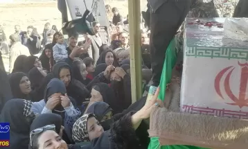 آئین حرمتاحرم با حضور دو شهیدگمنام در یاسوج