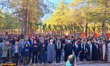 شهید گمنام در استانداری کهگیلویهوبویراحمد آرام گرفت+ تصاویر