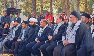 شهید گمنام در استانداری کهگیلویهوبویراحمد آرام گرفت+ تصاویر
