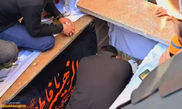 شهید گمنام در استانداری کهگیلویهوبویراحمد آرام گرفت+ تصاویر
