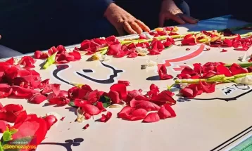 شهید گمنام در استانداری کهگیلویهوبویراحمد آرام گرفت+ تصاویر