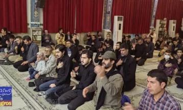 مراسم شامغریبان حضرت زهرا(س) در یاسوج