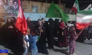 خوشحالی بهمئی‌ها درپی حملات سپاه  علیه رژیم اشغالگر