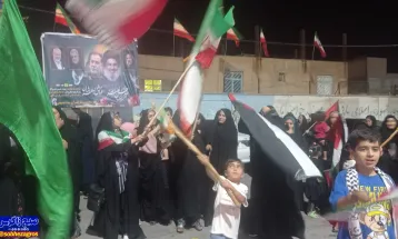 خوشحالی بهمئی‌ها درپی حملات سپاه  علیه رژیم اشغالگر