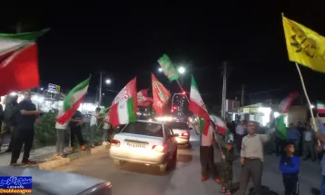 خوشحالی بهمئی‌ها درپی حملات سپاه  علیه رژیم اشغالگر