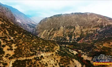 رنگین کمان رنگ‌ها در پاییز تنگ گنجه‌ای بویراحمد