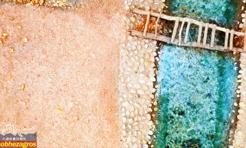 رنگین کمان رنگ‌ها در پاییز تنگ گنجه‌ای بویراحمد