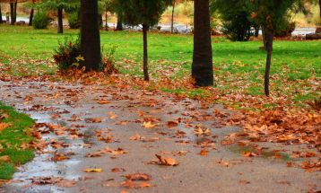 یاسوج در یک روز بارانی