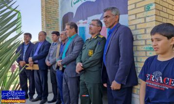 استقبال دانشآموزان باشتی از شهدای گمنام+ تصاویر