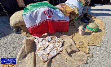 استقبال دانشآموزان باشتی از شهدای گمنام+ تصاویر