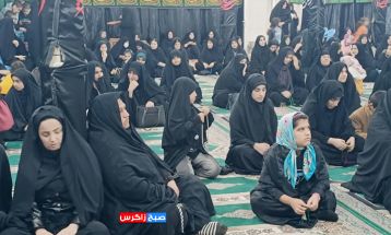 مراسم شب دوم دهه فاطمیه در باشت