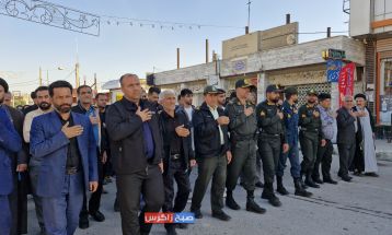 مراسم دستهروی سالروز شهادت «ام ابیها» در باشت