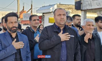 مراسم دستهروی سالروز شهادت «ام ابیها» در باشت