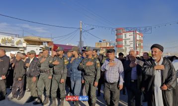 مراسم دستهروی سالروز شهادت «ام ابیها» در باشت