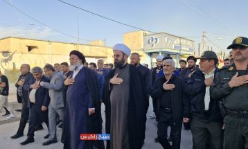 مراسم دستهروی سالروز شهادت «ام ابیها» در باشت