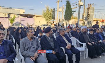 مراسم دستهروی سالروز شهادت «ام ابیها» در باشت