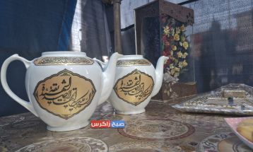 مراسم دستهروی سالروز شهادت «ام ابیها» در باشت