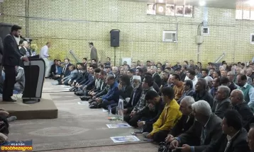 همایش انتخاباتی آیتالله ملکحسینی در گچساران