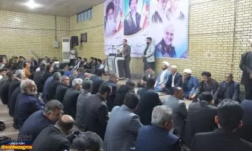 همایش انتخاباتی آیتالله ملکحسینی در گچساران