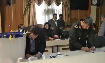 حضور مسئولان ارشد کهگیلویه‌وبویراحمد پای صندوق رأی+ تصاویر