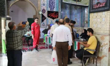 حماسه حضور گچسارانی‌ها پای صندوق‌های اخذ رأی