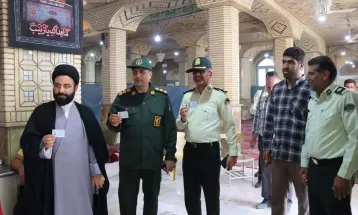 حماسه حضور گچسارانی‌ها پای صندوق‌های اخذ رأی