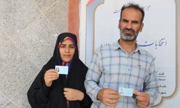 حماسه حضور گچسارانی‌ها پای صندوق‌های اخذ رأی