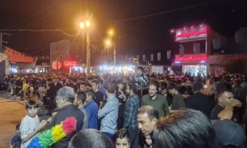 برگزاری عزاداری شب دهم در باشت