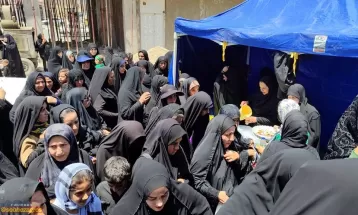 سوگواری مردم شهرستان بهمئی در روز عاشورای حسینی
