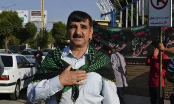 پیادهروی دلدادگان حسینی در شهر یاسوج