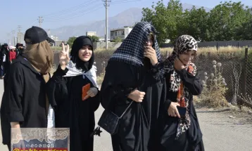 پیادهروی دلدادگان حسینی در شهر یاسوج